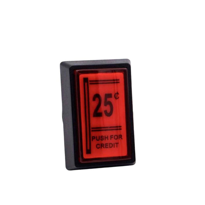 Red Push for Credit Arcade Coin Operated Game LED Push Button with Micro Switch