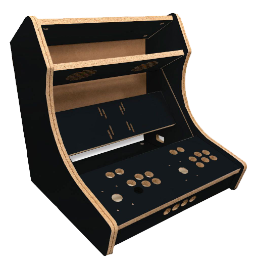 Arcade Table Top Cabinet Support for 22" Monitor - Unassembled