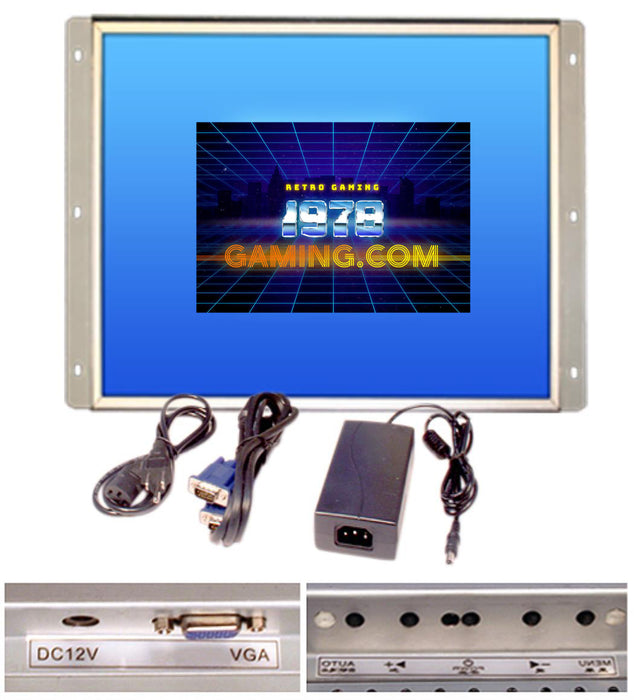 19 Inch Arcade Game LED Monitor, Jamma monitor MAME and Cocktail game cabinets
