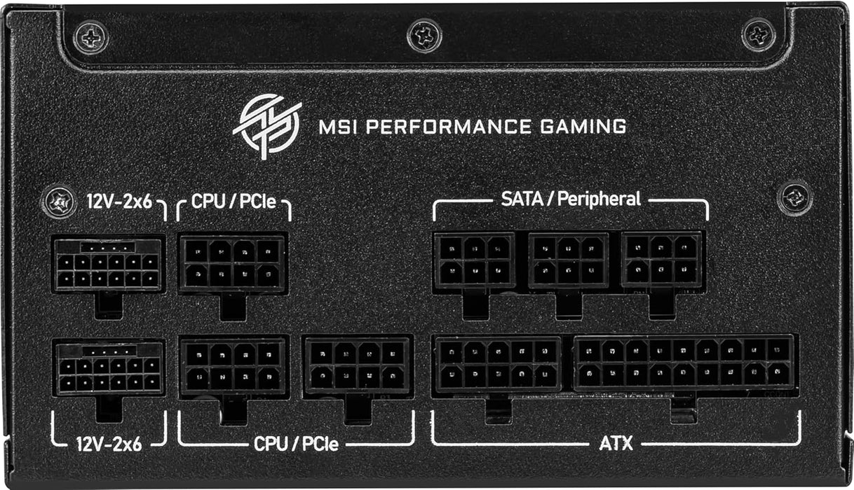 MSI MPG A1000GS PCIe5 1000 Watt 80 Plus Gold ATX Fully Modular Power Supply