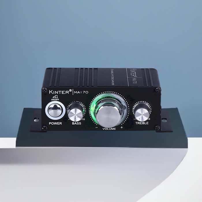 Kinter MA170 12V 2 Channel Mini Digital Audio Power Amplifier