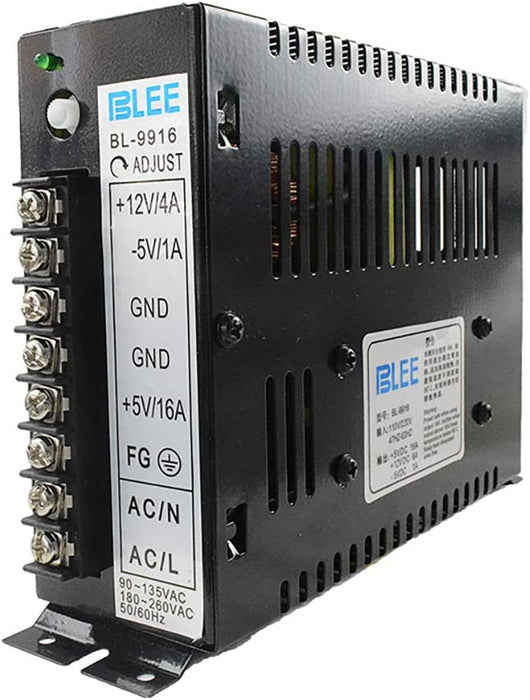 BLEE 16A Switching Power Supply Box for Arcade Jamma Multi Games Machines (5V 16A / 12V 4A / -5V 1A)